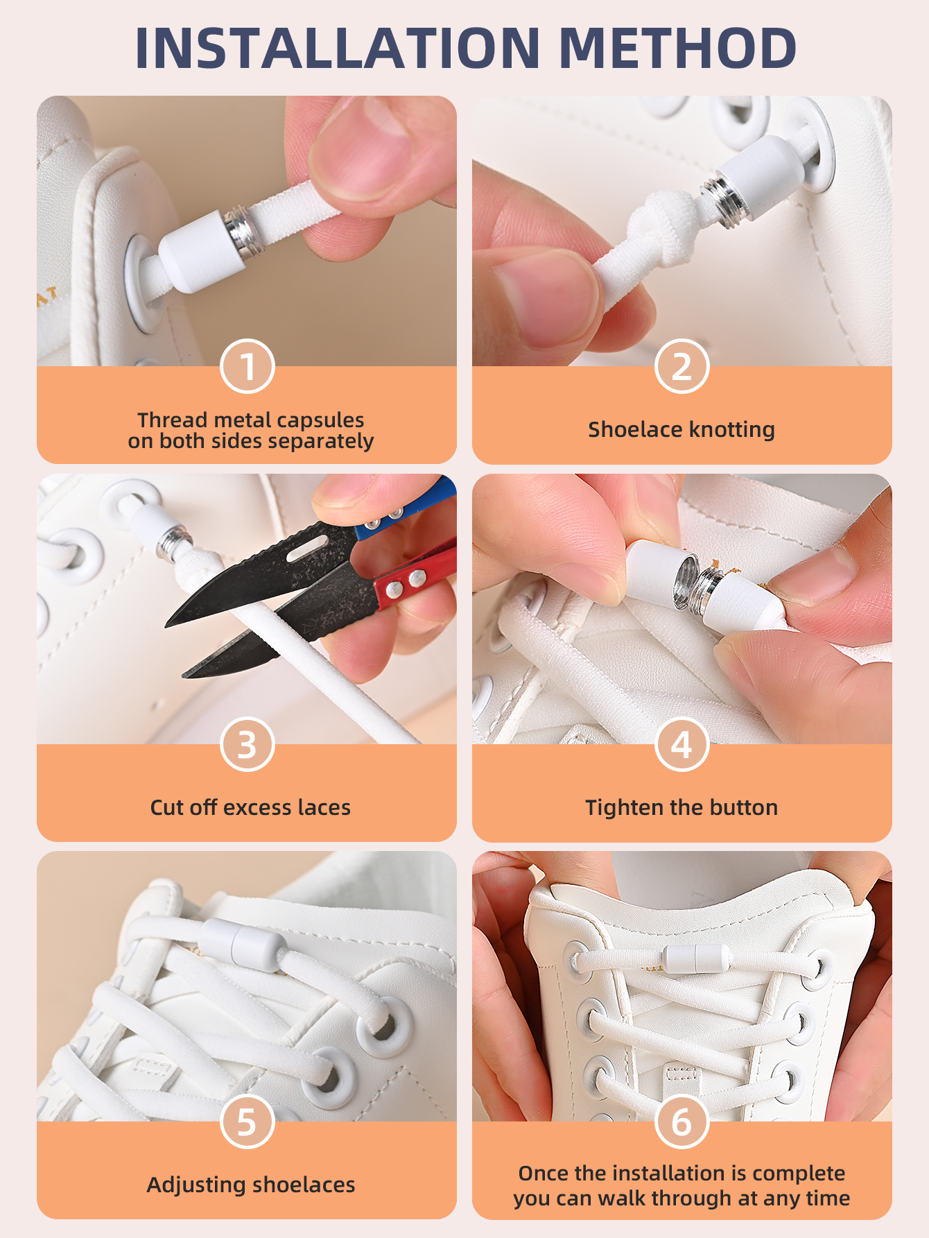 Colorful Elastic No-Tie Shoelace Capsules Fashionable Lazy Shoes ...