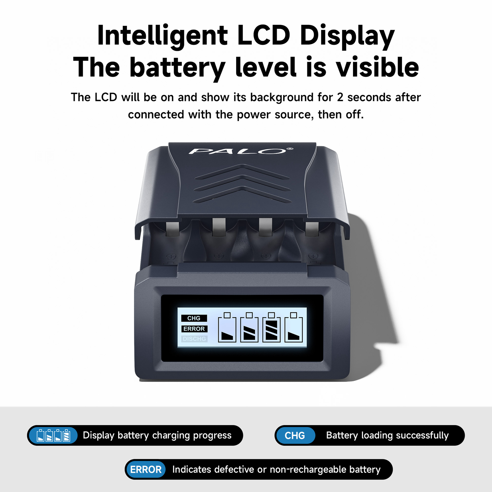 CITYORK LCD Universal Battery Charger, For Batteries 8 | WhichOne