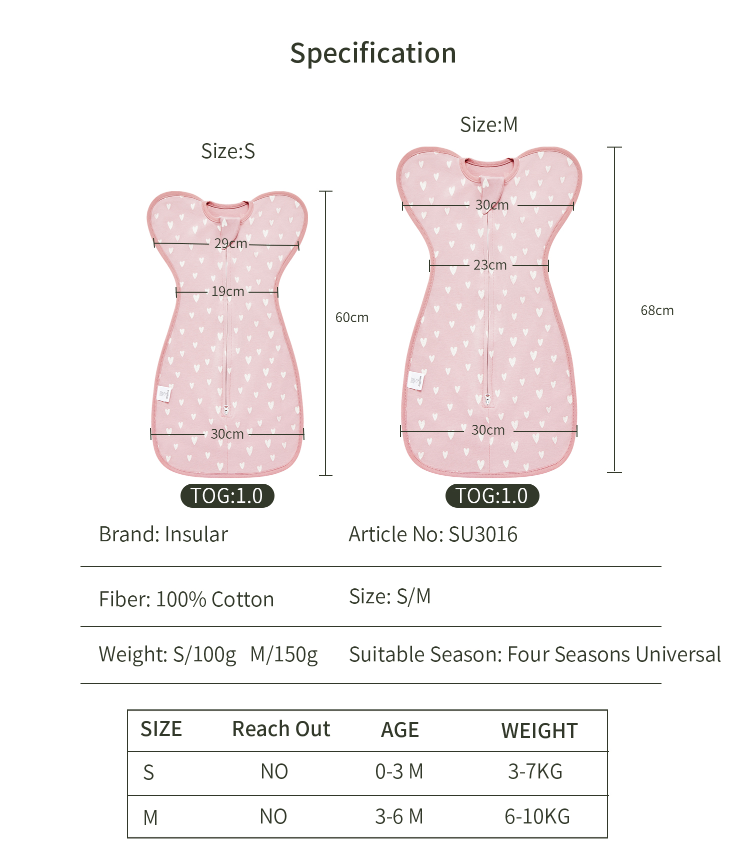 Insular Four Seasons Baby Surrender Style Anti-Surrender Wrap Newborn ...