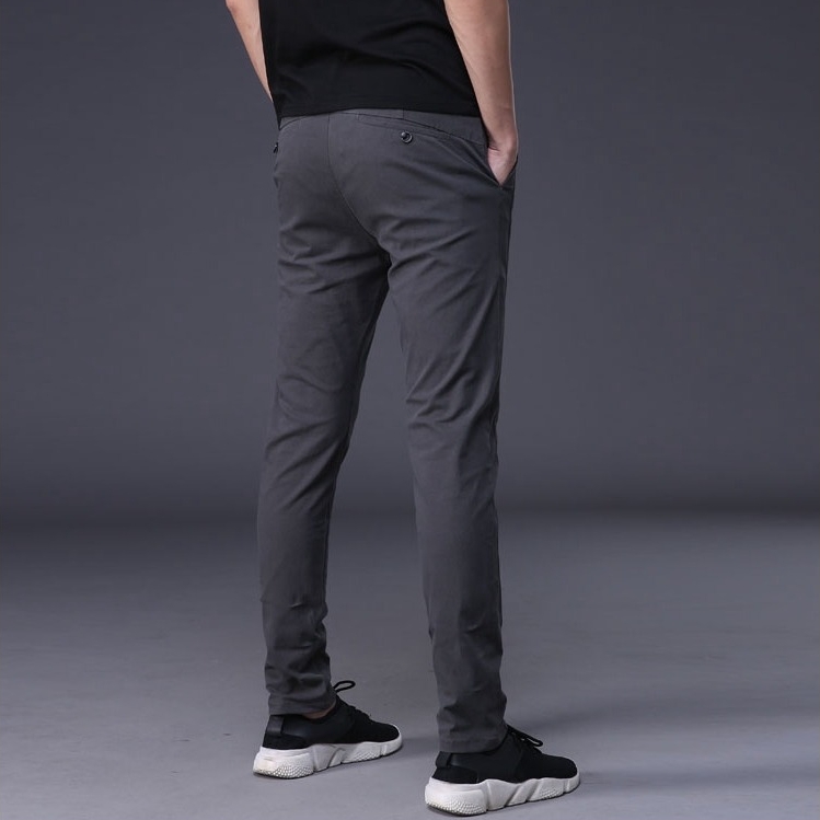 🔥Local Delivery🚚Korean Men's Slim Fit Pants Thin Ice Silk Breathable ...