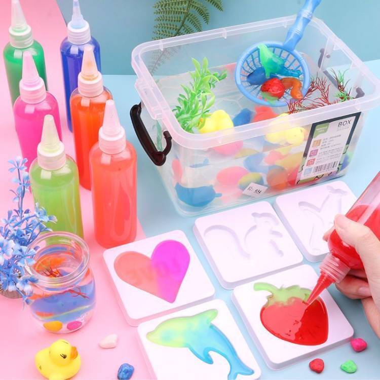 Magic water sprite children's bead solution toy set diy handmade ...