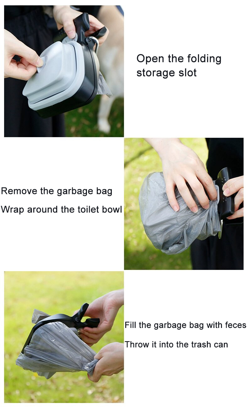 Outdoor Dog Folding Toilet Picker, Portable DogSlippery Shit Picking