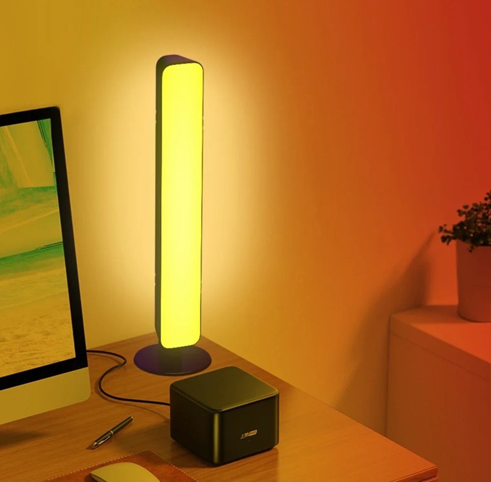 RGB Desktop Game Atmosphere Light USB 24 Keys Remote Control Colorful ...