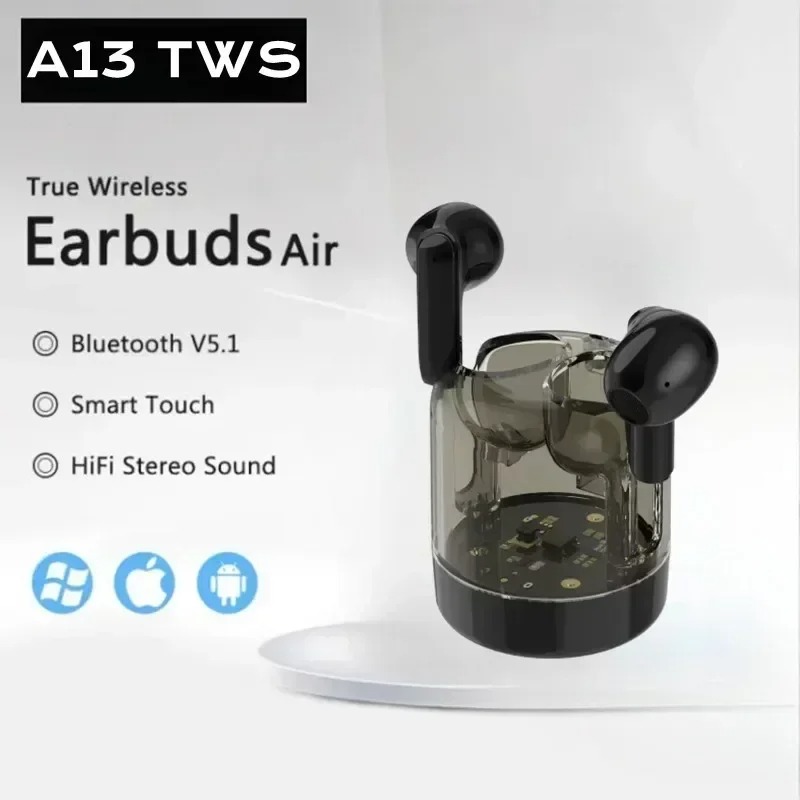 NEW A13 TWS Wireless Bluetooth Earphones 5.3 Headset Waterproof