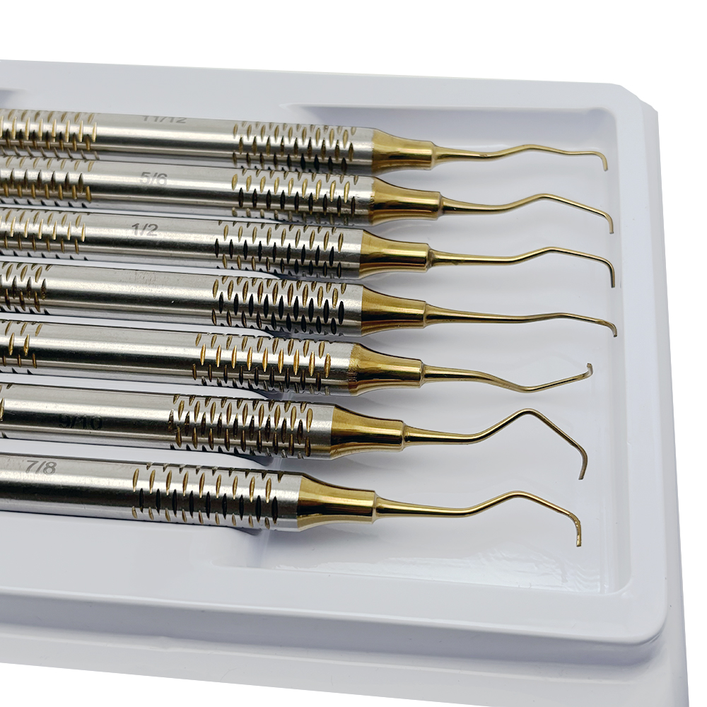 thumbnail image 2 of 6 Piece Dental Scaler And Curette Set - Professional Dental Cleaning Kit, Oral Hygiene 2 of 3