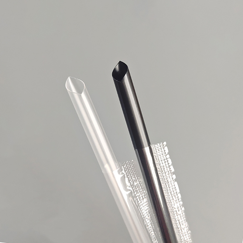100Pcs Child-Sized Plastic Straws Separate Packaging Fine Point ...