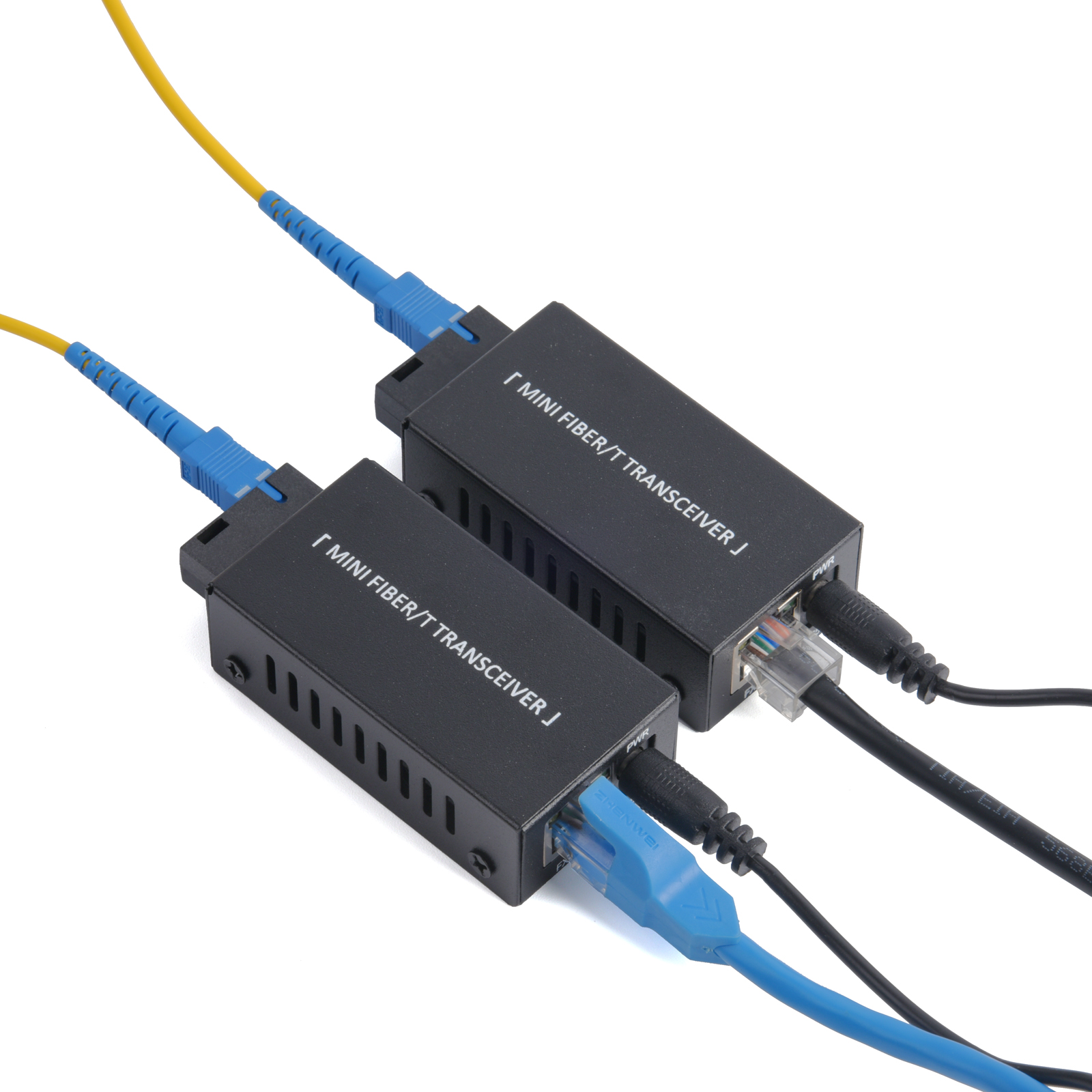 1Pair Mini Gigabit Fiber Optical Media Converter 100/1000Mbps Optic