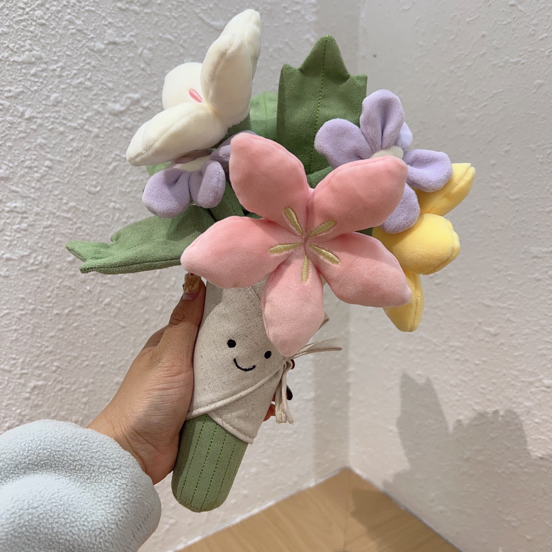 jELLYCAT Amuseables Bouquet Of Flowers Plush Toy Mother's Day Gift ...