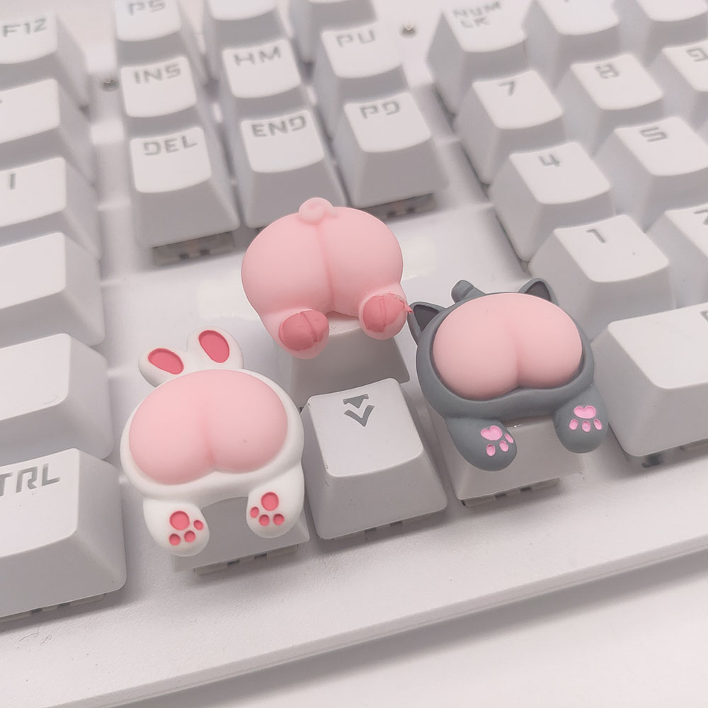 Cat Butt key cap Animal Keycaps For Mechanical Gaming Keyboard Custom ...