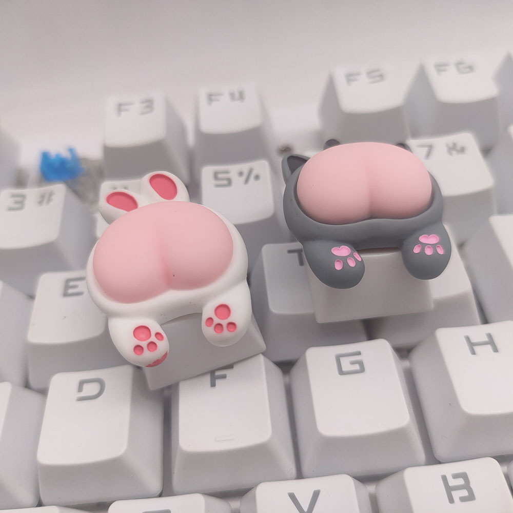 Cat Butt key cap Animal Keycaps For Mechanical Gaming Keyboard Custom ...
