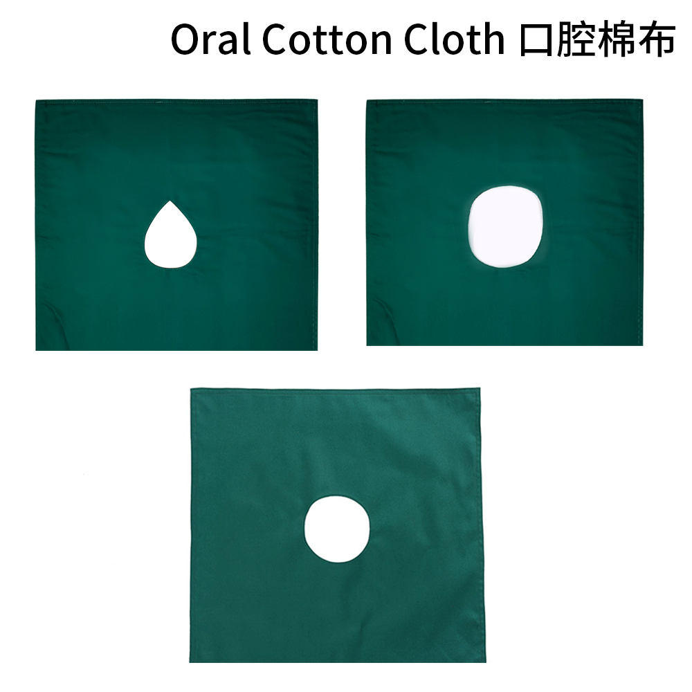 Dental Cavity Cotton Cloth Hole Towel Square Towel Oral Cavity Cloth ...
