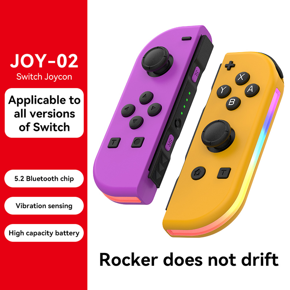 Gil Games Controller Wireless Color RGB Lighting Game Console Handheld ...