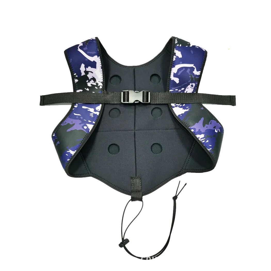 [Warrior1] Scuba Diving Weight Vest 3mm Neoprene Freediving with 6 Drop pocket Spearfishing
