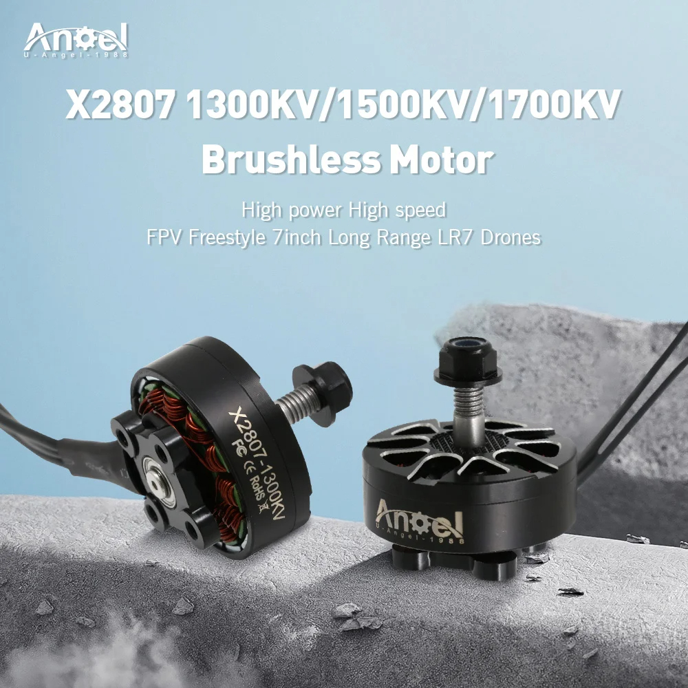 4 pcs Uangel X2807 2807 Motor 1300KV 4S 1500KV 1700KV 6S Brushless ...