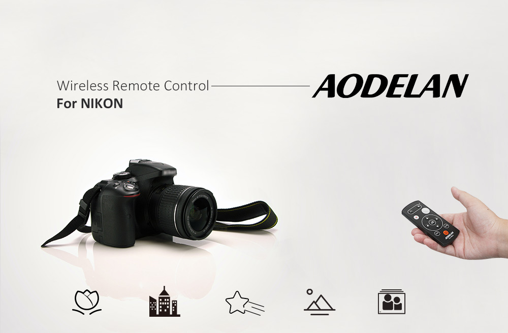 Aodelan Nikon D3200 Remote Shutter AODELAN TRS-1 Camera Shutter