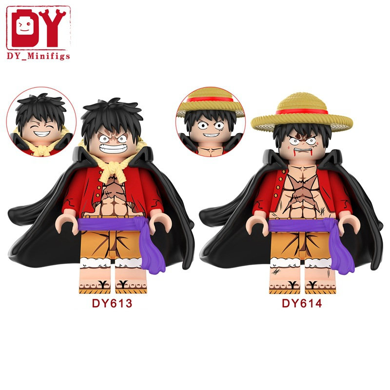New Luffy Building Block Mini Toys Figure Anime Cartoon DY613 DY614 ...