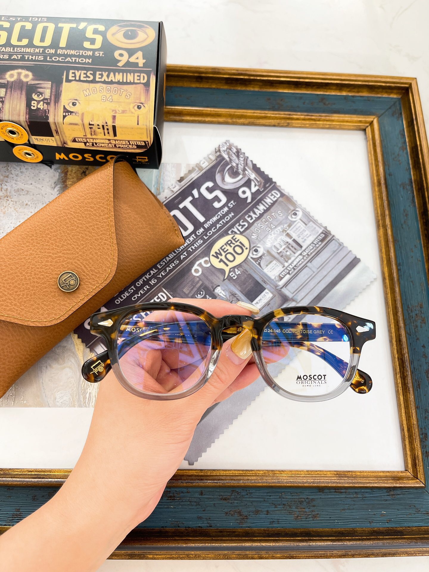 [High Quality] MOSCOT Glasses LEMTOSH Retro Round Fashion Glasses Frame ...
