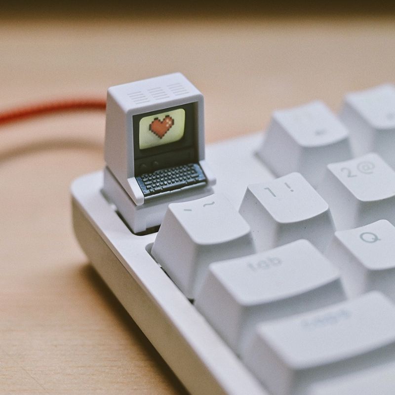 K-03 Custom Keycaps Magnetic Light Transmission Classic Retro Backlit ...