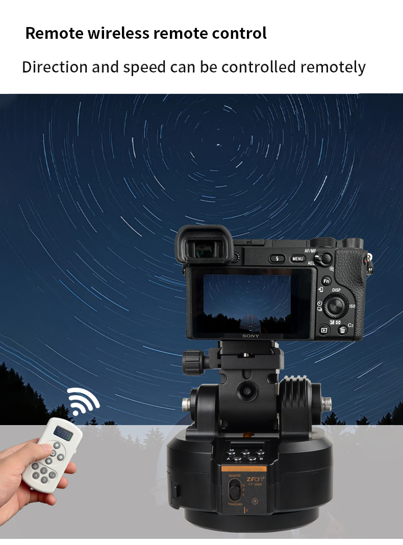 Zifon YT-2000 Camera Panoramic Electric Pan Tilt Face Tracking 2KG ...