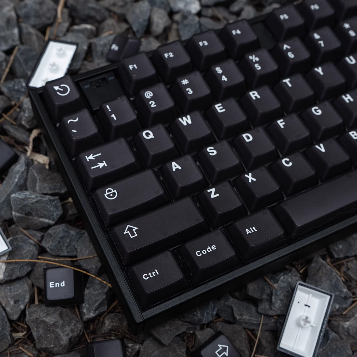 121 Keys/set Aifei Neon Light Klein Blue Pyga Keycaps ABS Double Shot ...