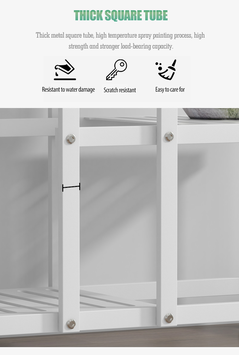 Multi-layer flower stand plant stand rack plant pot shelf with pulley ...
