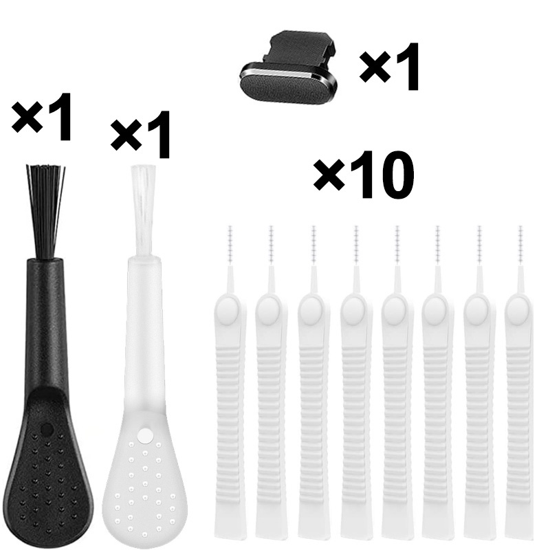 PC Cleaning Kit 14 Pcs Set Universal for iPhone Charging Port Dust Plug ...
