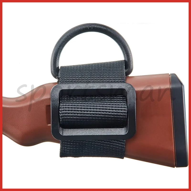 Tactical ButtStock Sling Gun Sling Loop Adapter Adjustable Nylon ...