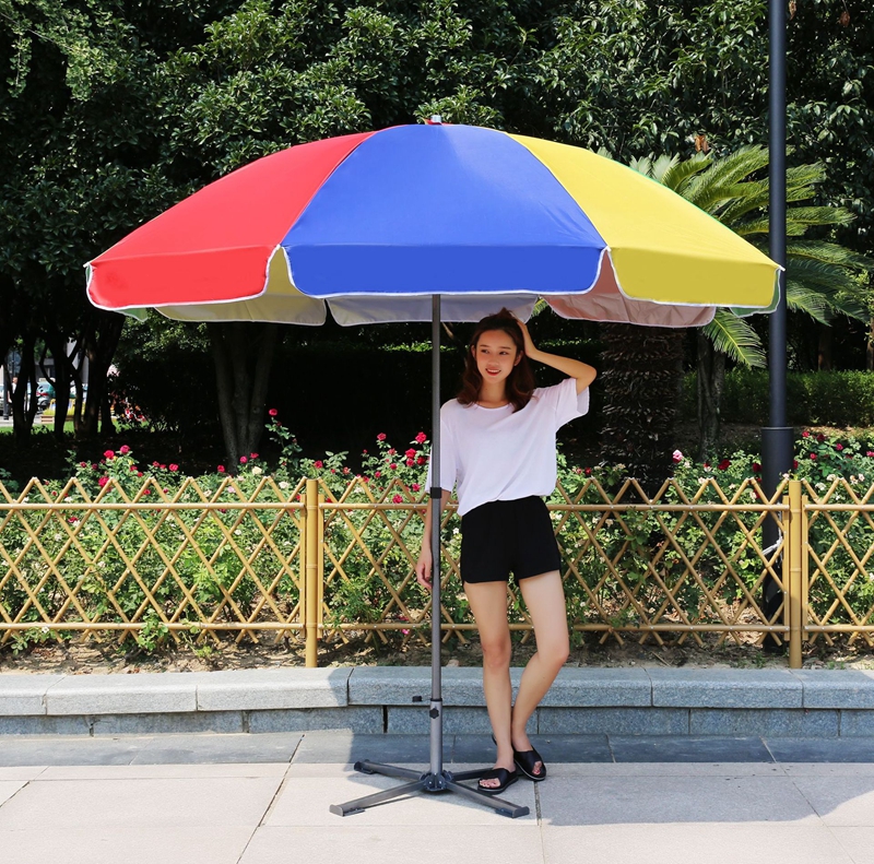 【Ready Stock】Malaysia Spot 2.4m 3m Payung Niaga Rainbow Umbrella ...