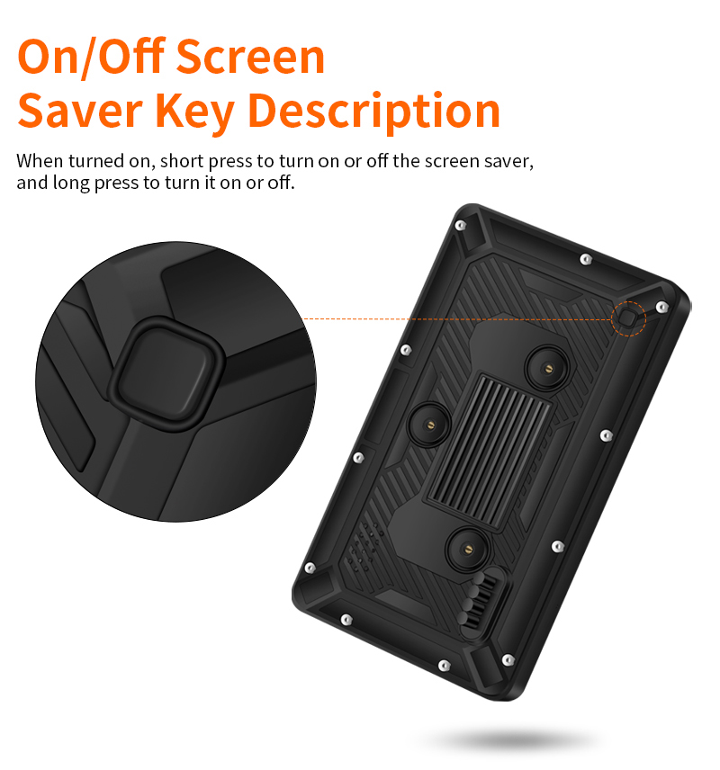 SE80 Motorcycle navigation device CarPlay 1080P front and rear dual ...