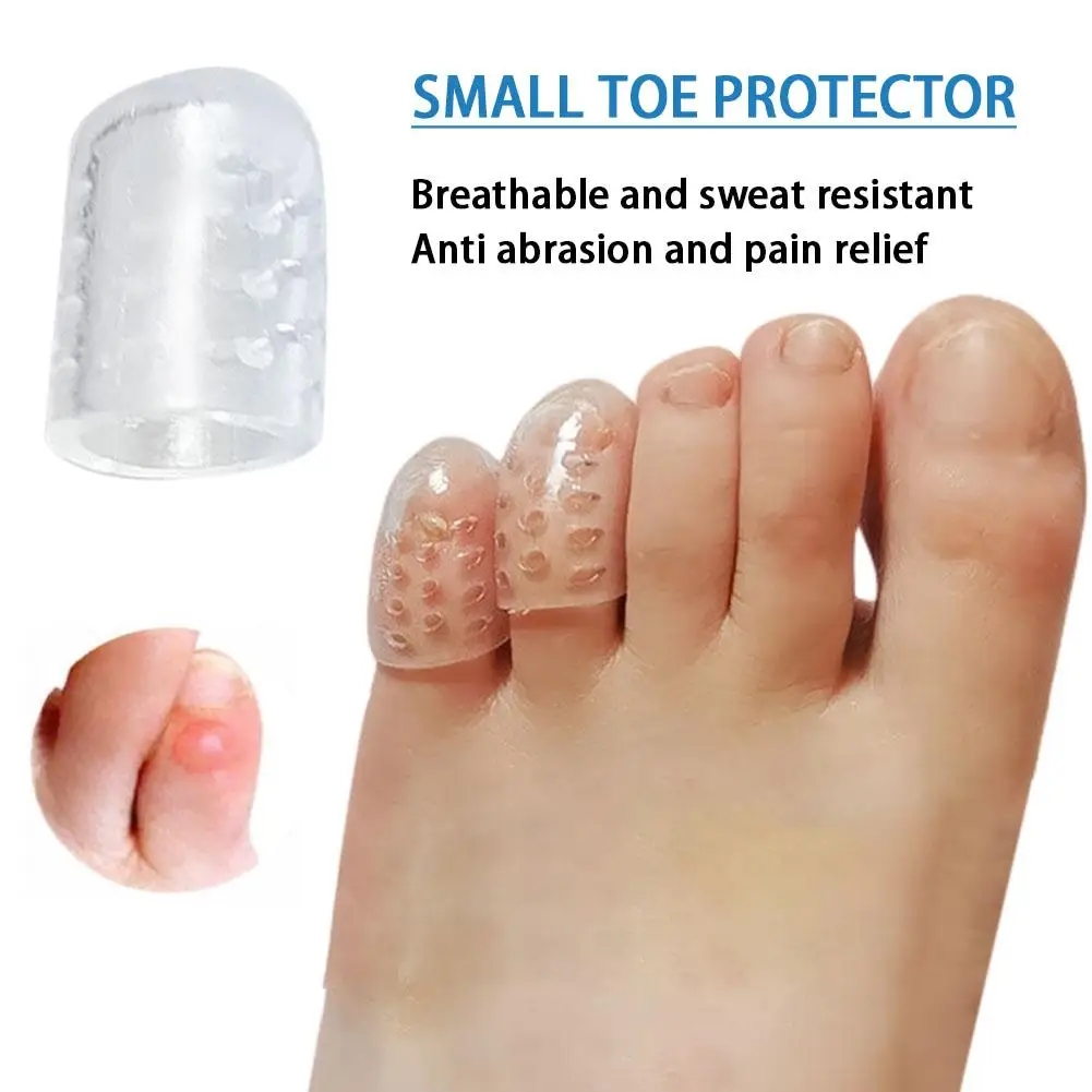 New Silicone pinky toe correction pinky Protection Gel bunion sleeve ...