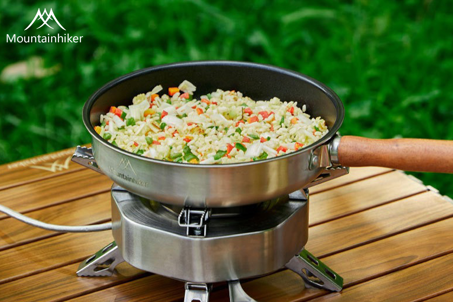 1.1L 1.7L Camping Pan Portable Cookware Aluminum Non Stick Pan Cooking Frying Pan Camping