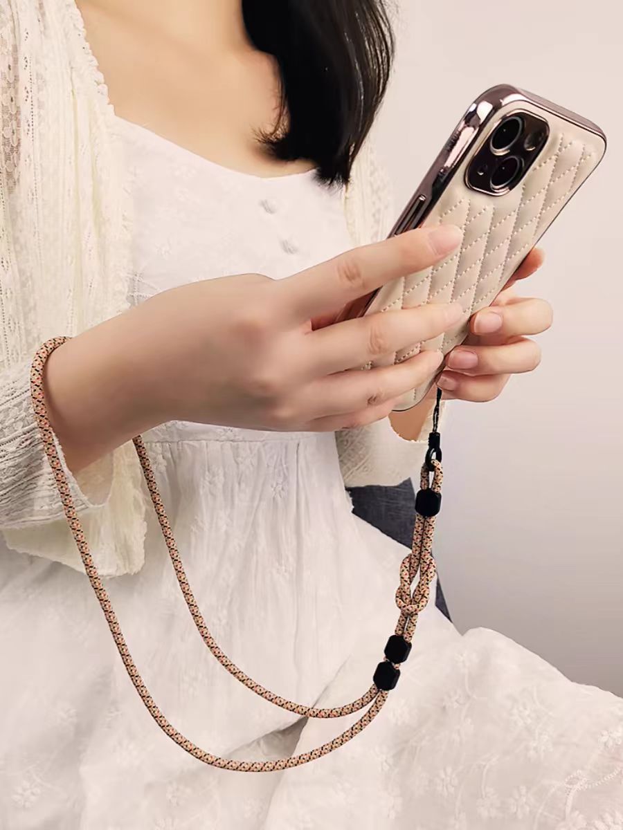 Handwoven Adjustable Phone Lanyard - Dual Use Neck Strap & Case Pendant ...
