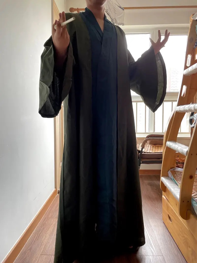 Halloween cos costume Harry Potter Voldemort Magic Robe Headgear Stage ...
