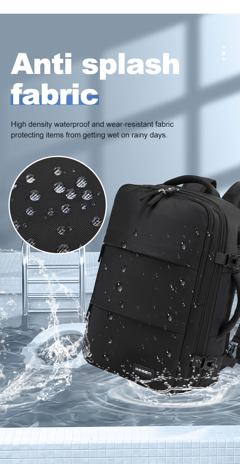 my available 40L travel Bagpack Expandable waterproof carry on backpack
