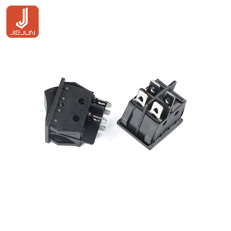KCD4 Rocker Switch 30A 250VAC Four-Pin 4Pin Mini With light Cat-eye ...