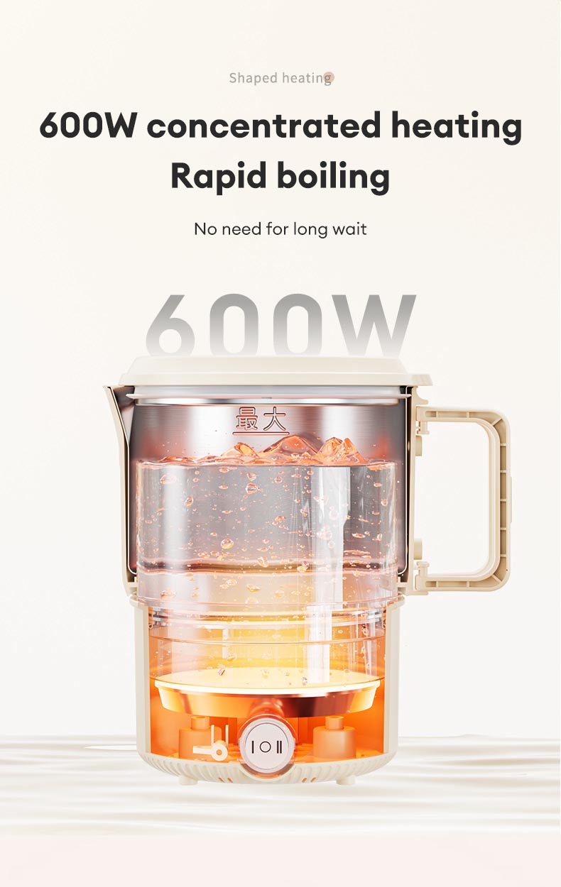 MODONG Folding Electric Kettle | 0.8-1.5L Large Capacity + Fast Boiling ...
