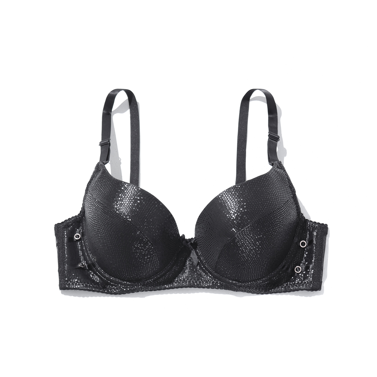 PARIFAIRY Lady Sexy Soft PU Leather Splice Sponge Padded Molded Cup ...