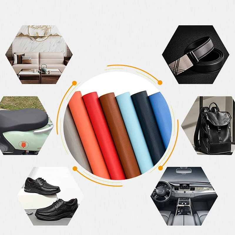 Self adhesive leather, leather stickers for furniture sofas, car seats ...