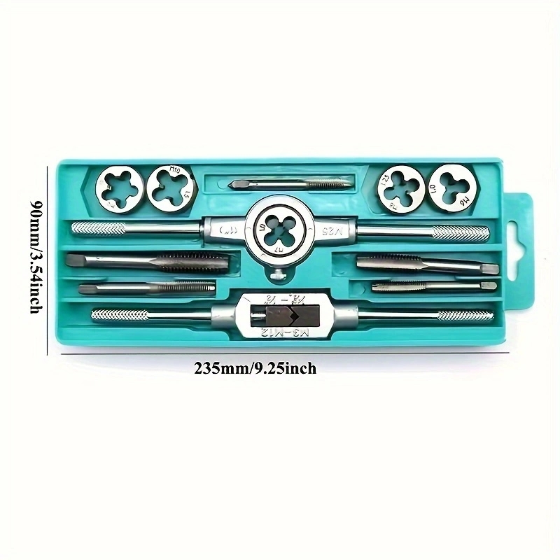 Professional Multipurpose Thread Cutting Kit 40-Piece Metric Tap And ...