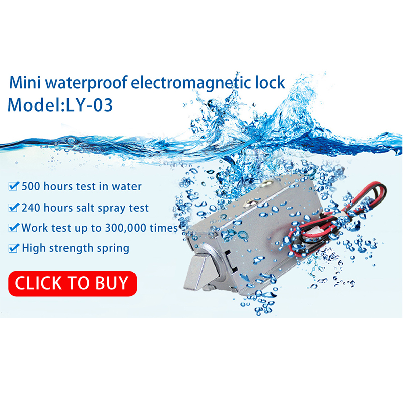 DC12V 0.8A small electromagnetic lock storage cabinets electronic lock ...