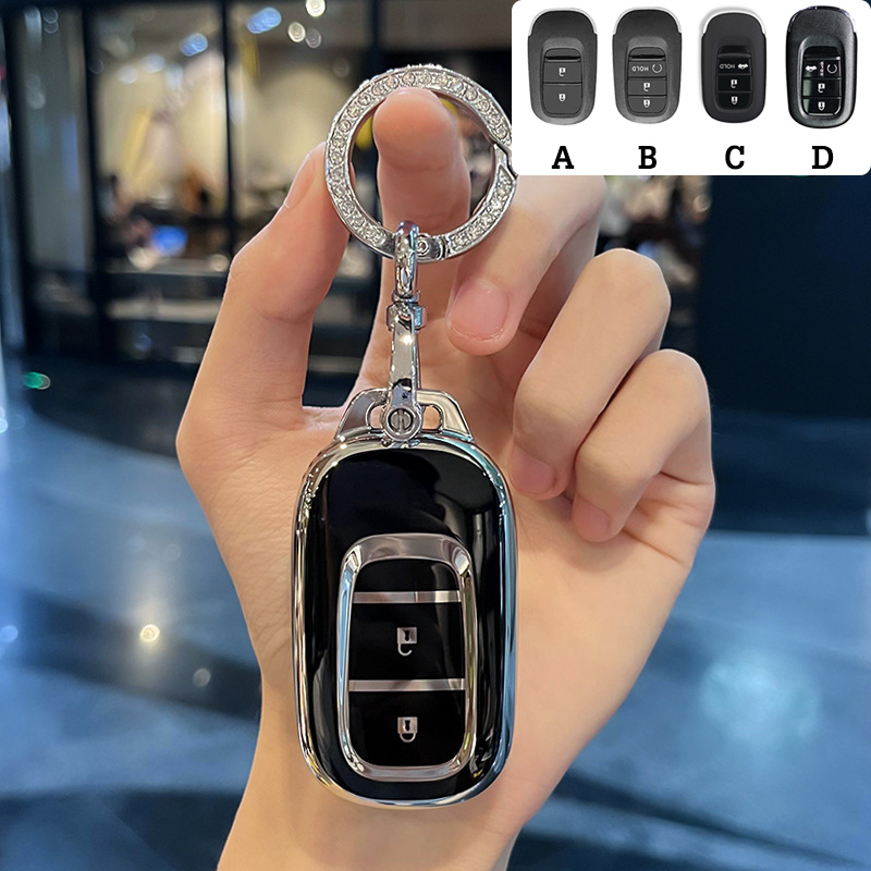 Honda 2/3/4 Buttons Car Remote Key Case For Honda CRV/HRV 2021-2024 ...