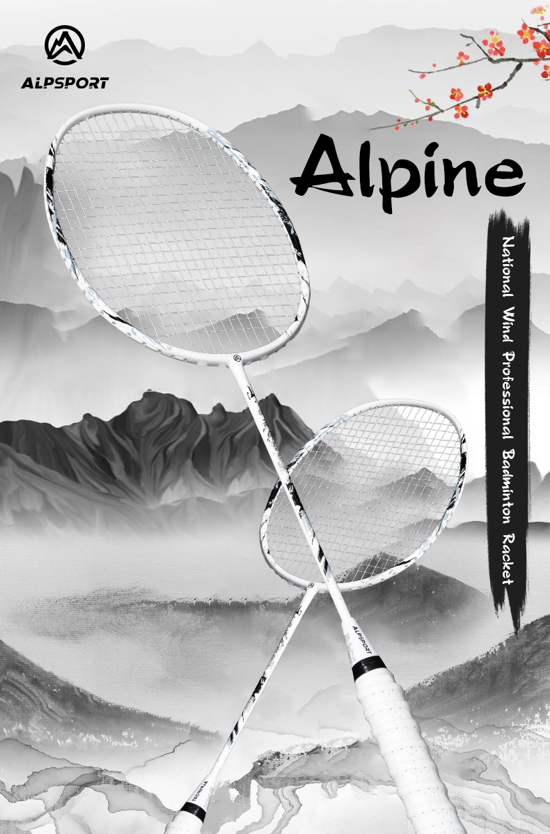 ALPSPORT New SS 100% Carbon Fiber Professional Badminton Racket ...