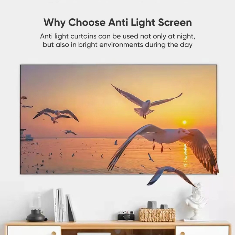 EXPOSE Simple Folding Metal Anti-Light Portable Screen Projector (84 ...