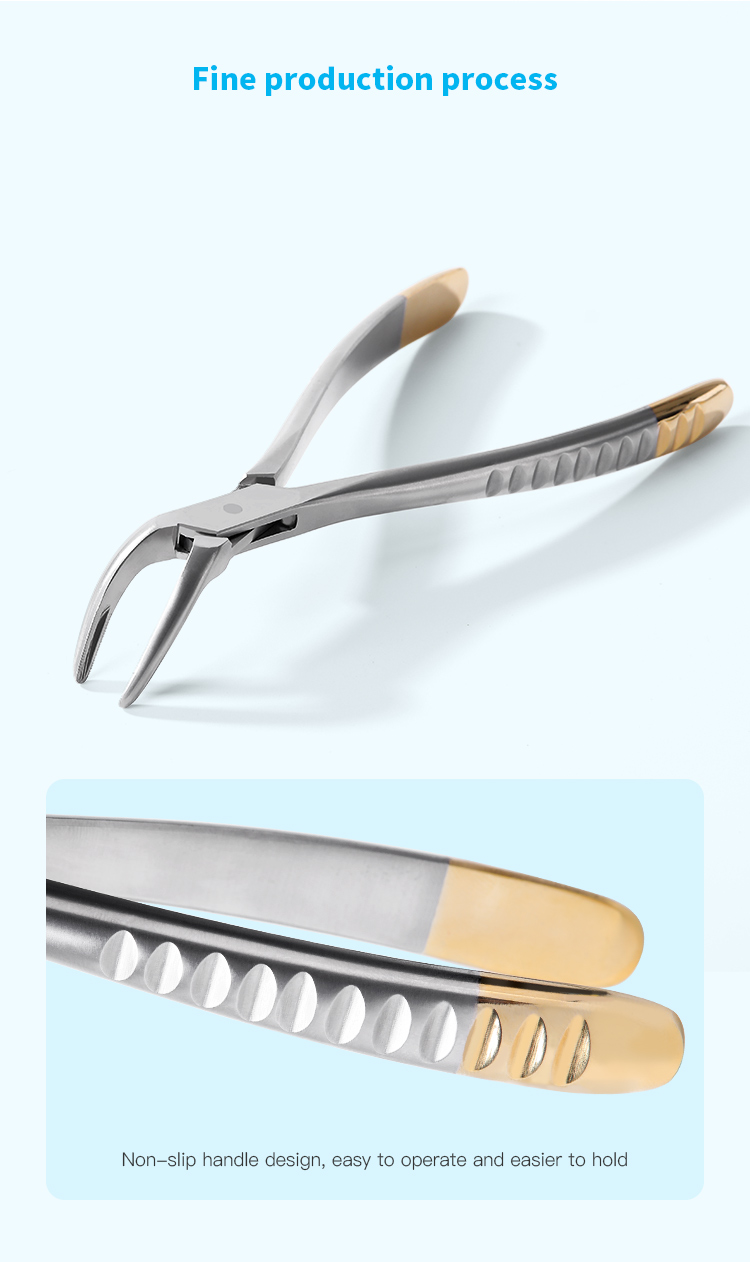 Dental Tools Residual Root Tweezers Tooth Extraction Forceps Dentist ...