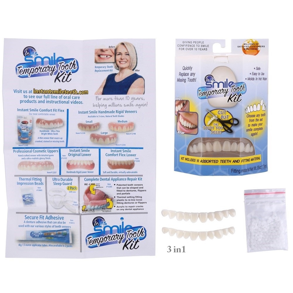 Falseteeth solid High Quality False Teeth Beauty Veneers Temporary ...