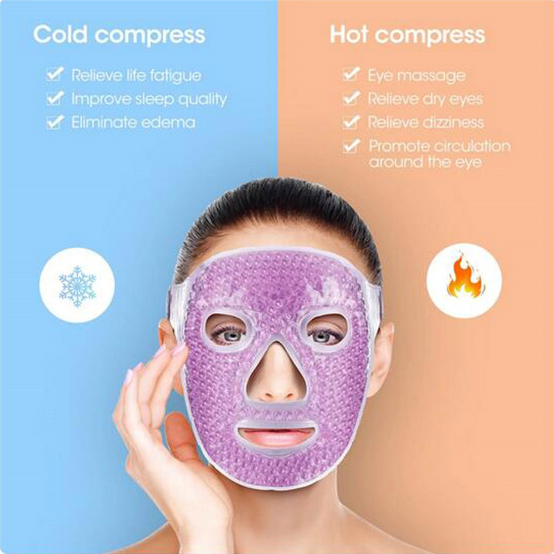 Reusable Ice Gel Face Mask Anti Wrinkle Relieve Fatigue Skin Firming ...