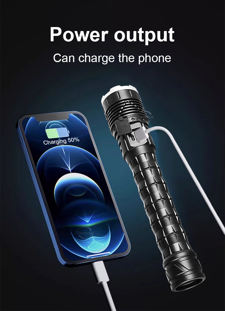2024 flashlight water proof torchlight powerful 1000000lm japan ...