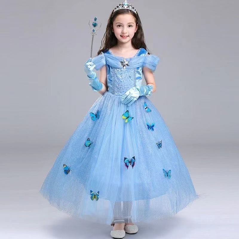 【fast shipping】baju baby girl girls fashion girl costume Princess Dress — free download