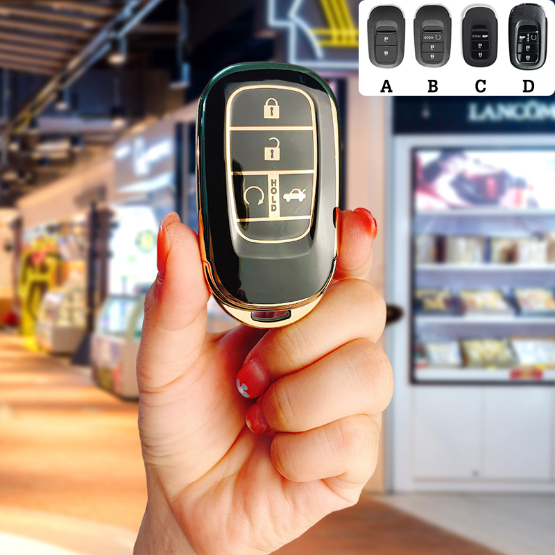 New PremiumTPU 2/3/4 Buttons Car Remote Key Case For Honda CRV/HRV 2021 ...