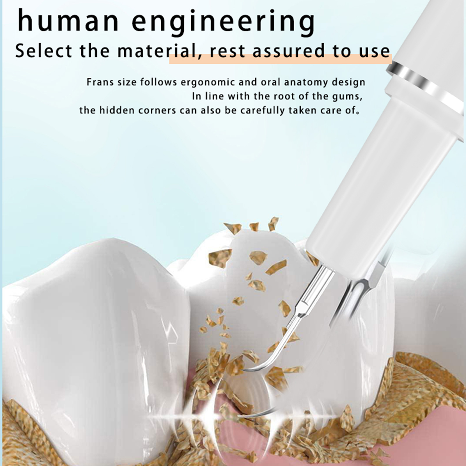 HIENA Electric Ultrasonic Oral Irrigator Dental Scaler Tooth Cleaning ...